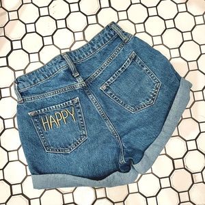 Ladies jean shorts
